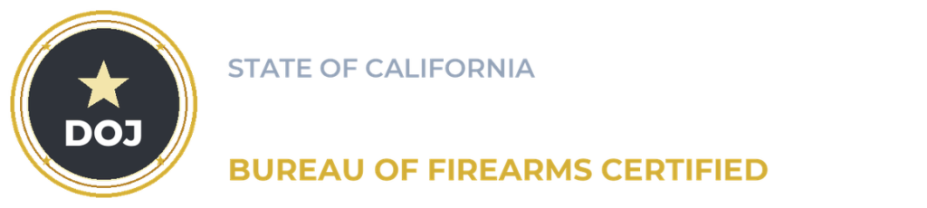 California Department of Justice Bureau of Firearms Certified Training Provider